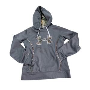Under Armour Women’s Hoodie Size Small Camo‎ Accent Sweatshirt Athletic Wear